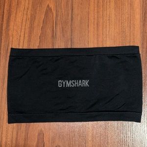 Gymshark Black Bandeau Sports Bra